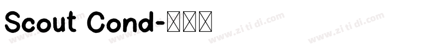Scout Cond字体转换